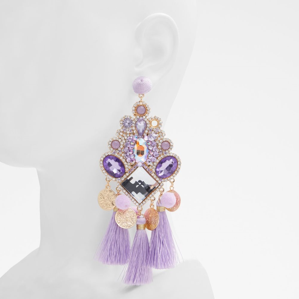 Boucle d'oreille Aldo Escanaba Chandelier Violette Clair Femme | MPRZ-34755352