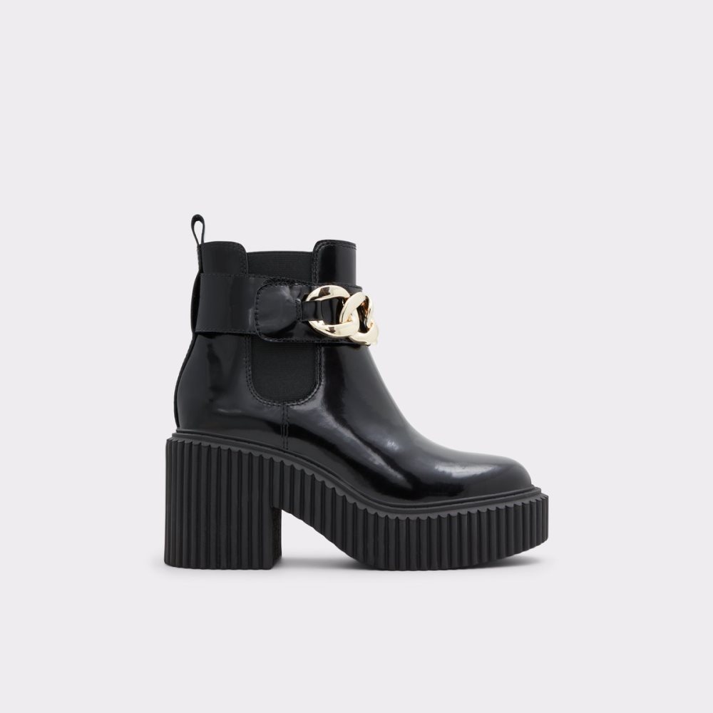 Bottines Chelsea Aldo Upgrade - Lug Sole Noir Femme | AZJE-46259701