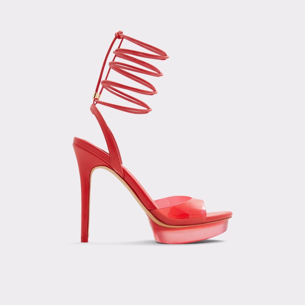 Chaussures Plateforme Aldo Bossis Talons Sandal - Stiletto Rouge Femme | ITKV-56668919