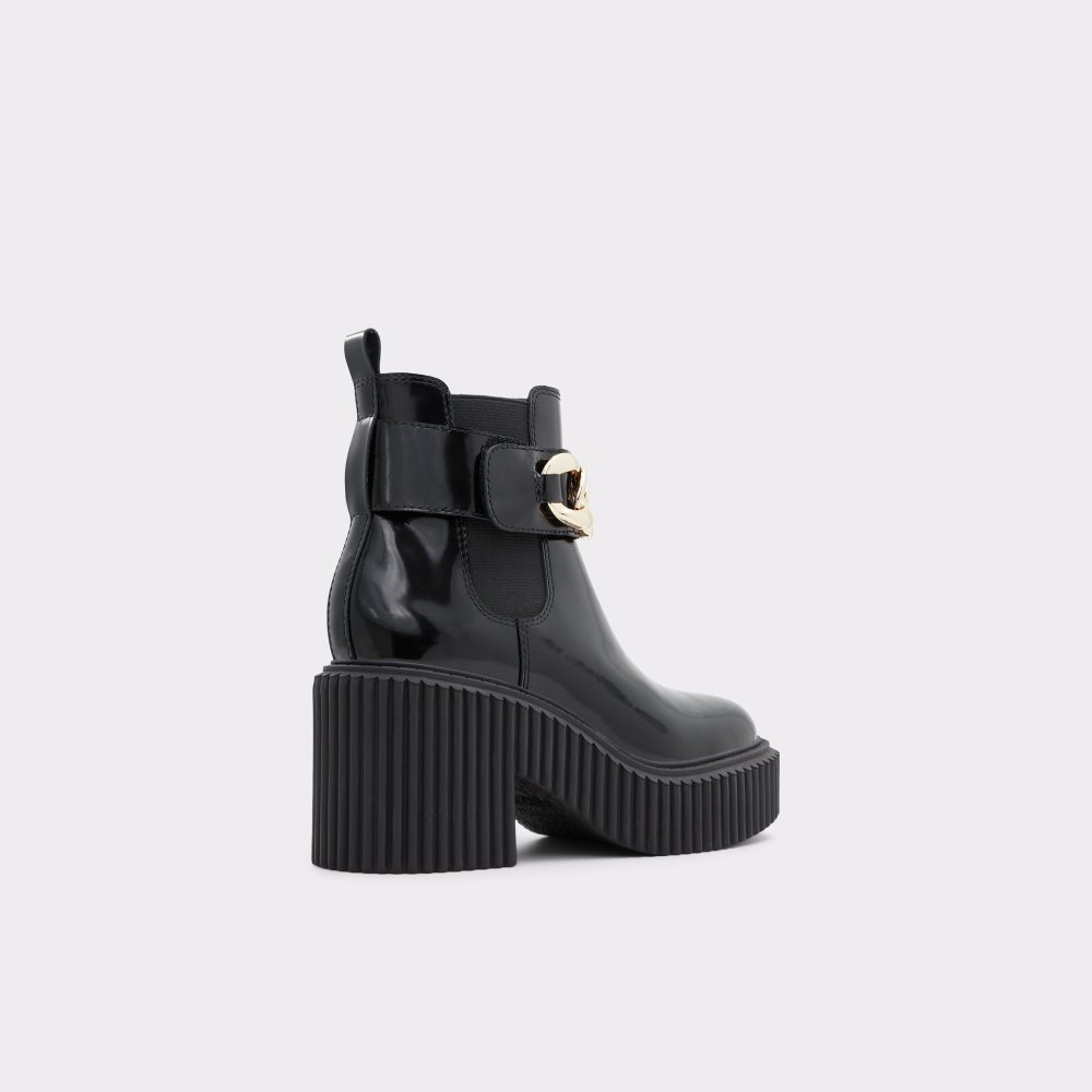 Bottines Chelsea Aldo Upgrade - Lug Sole Noir Femme | AZJE-46259701