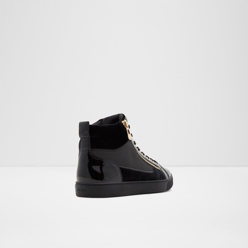 Baskets Aldo Popstar High Top - Cup Sole Noir Homme | SQZX-87303787