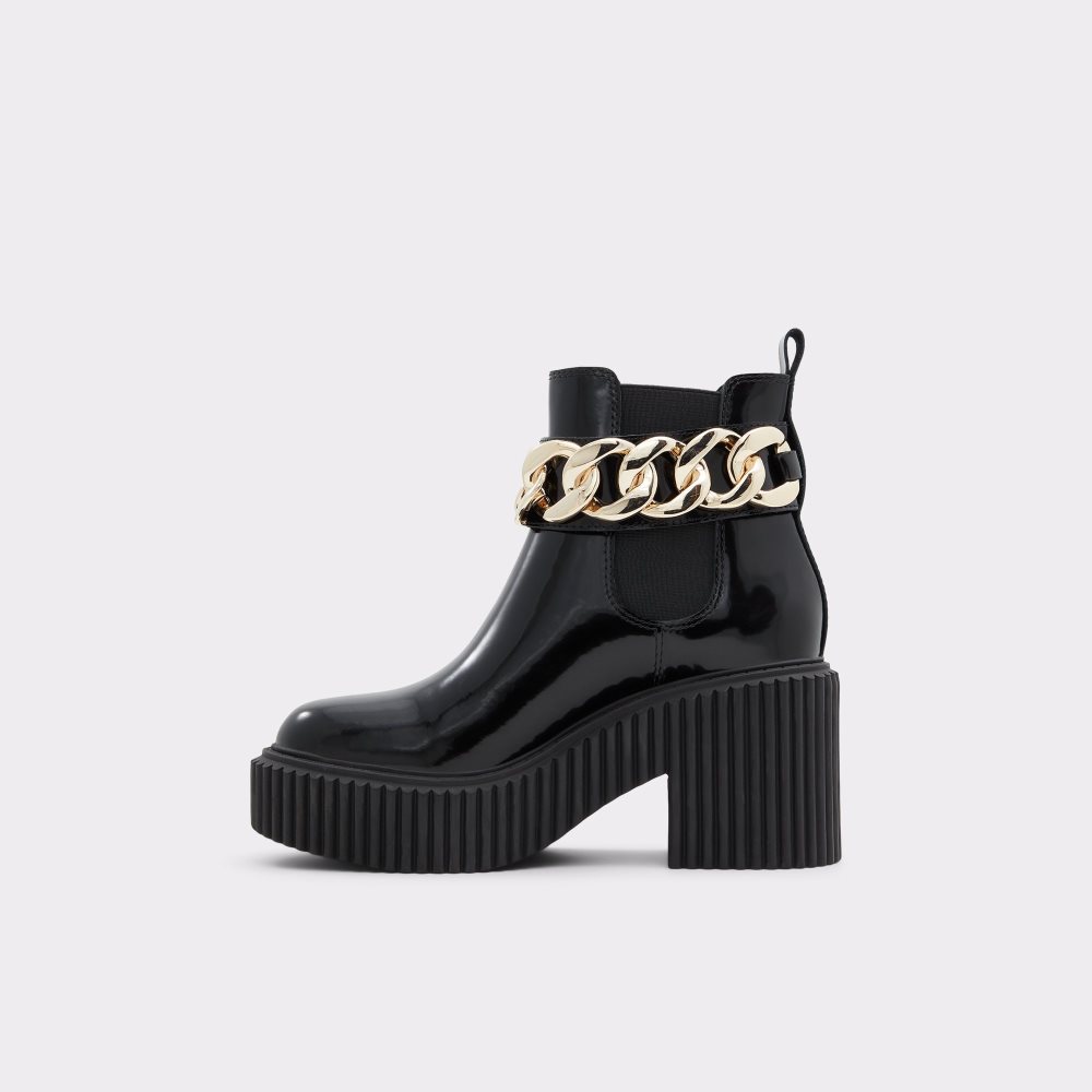 Bottines Chelsea Aldo Upgrade - Lug Sole Noir Femme | AZJE-46259701