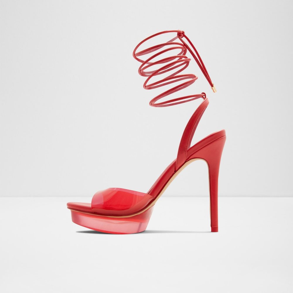 Chaussures Plateforme Aldo Bossis Talons Sandal - Stiletto Rouge Femme | ITKV-56668919