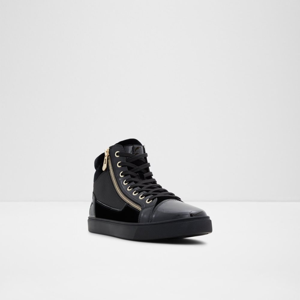 Baskets Aldo Popstar High Top - Cup Sole Noir Homme | SQZX-87303787