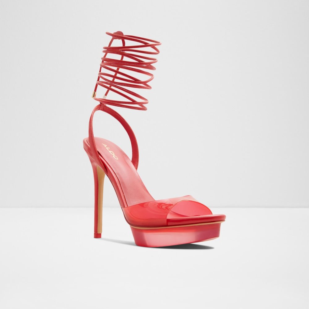 Chaussures Plateforme Aldo Bossis Talons Sandal - Stiletto Rouge Femme | ITKV-56668919