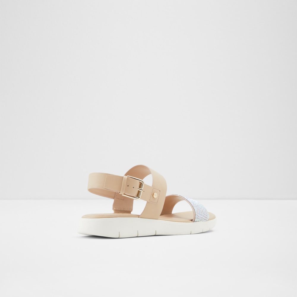 Sandales Aldo Woema Plates Sandal Blanche Beige Femme | ZHGA-79204214