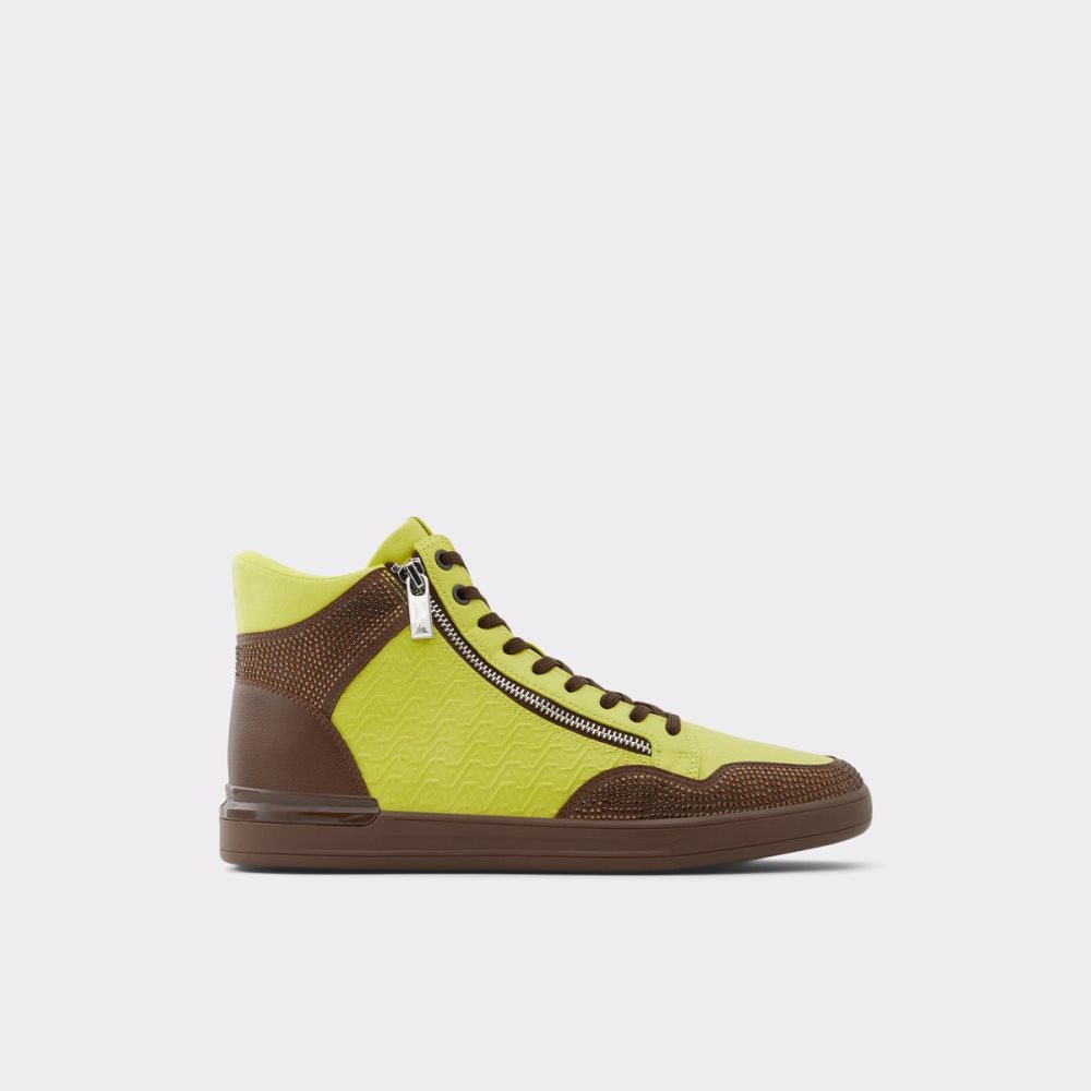 Baskets Aldo Sauerbergg High Top - Cup Sole Vert Clair Homme | LRAO-63067601