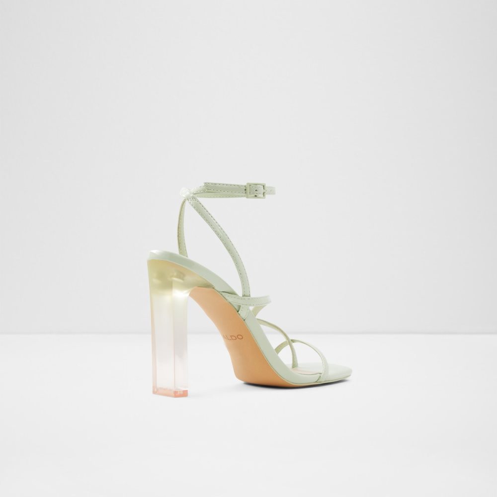 Sandales Aldo Hainiel Lanières Talons Sandal - Cup Sole Vert Clair Femme | USVZ-90893196