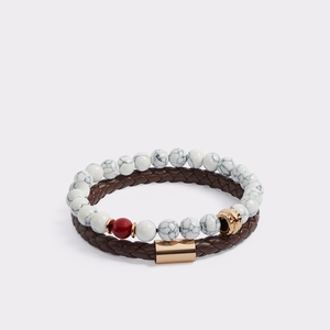 Bracelet Aldo Columbo Marron Foncé Homme | KNND-78673971