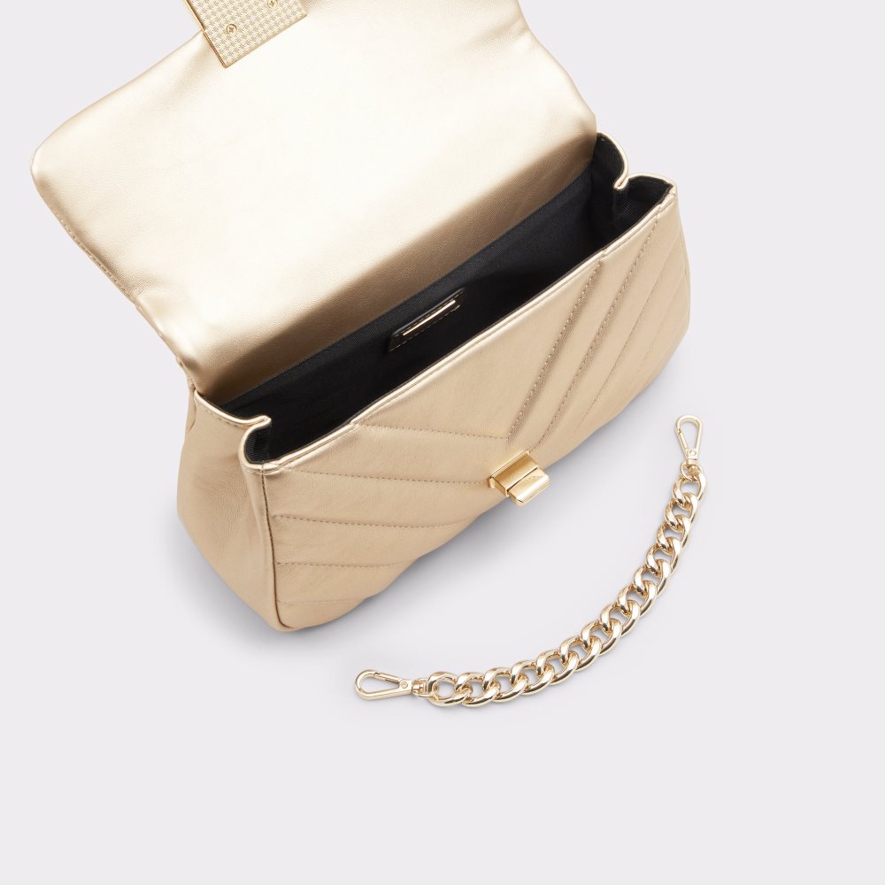 Sac à Main Aldo Hayssx Top Handle Doré Femme | YWEJ-67208047