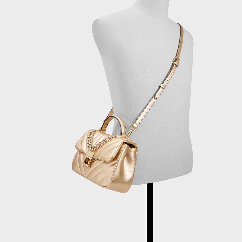 Sac à Main Aldo Hayssx Top Handle Doré Femme | YWEJ-67208047