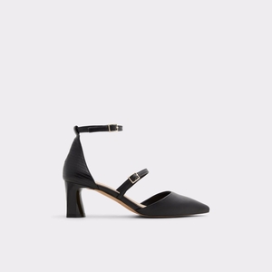 Talon Bloc Aldo Collette Lanières Talons Noir Femme | WKKL-40490762