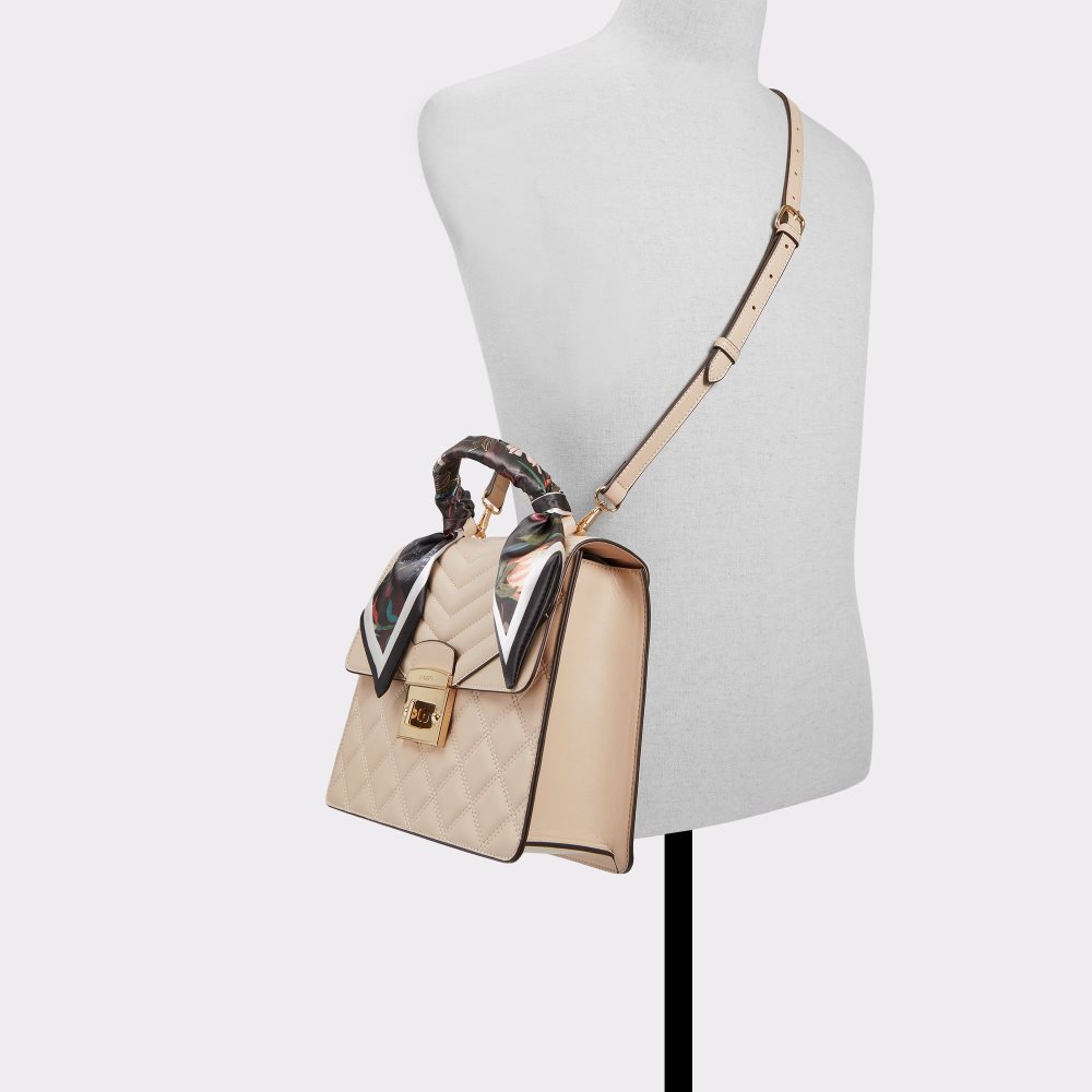 Sac à Main Aldo Airyy Top Handle Beige Femme | QNEA-86288879