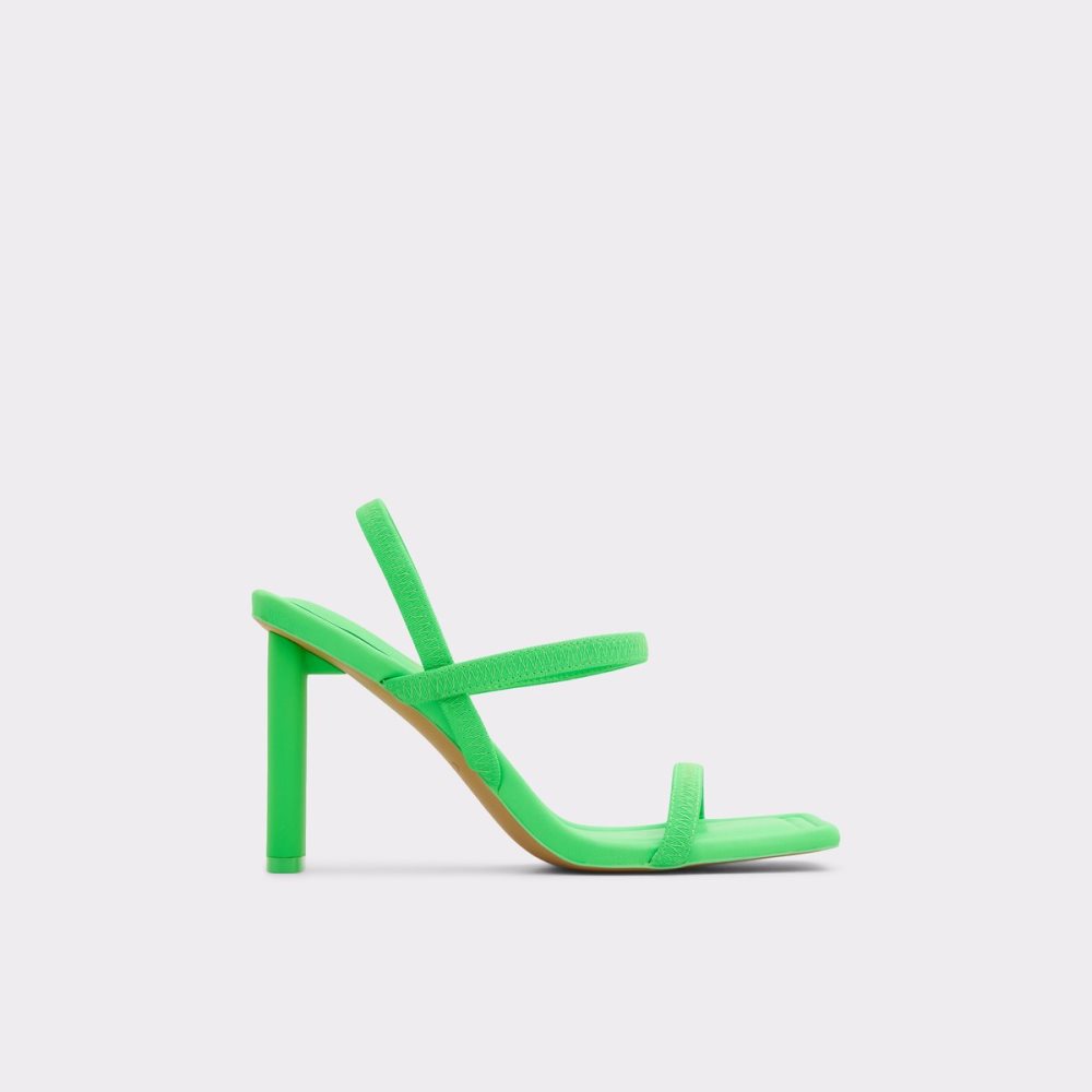 Talon Bloc Aldo Okurra Lanières Talons Sandal Vert Clair Femme | JZNA-95790719