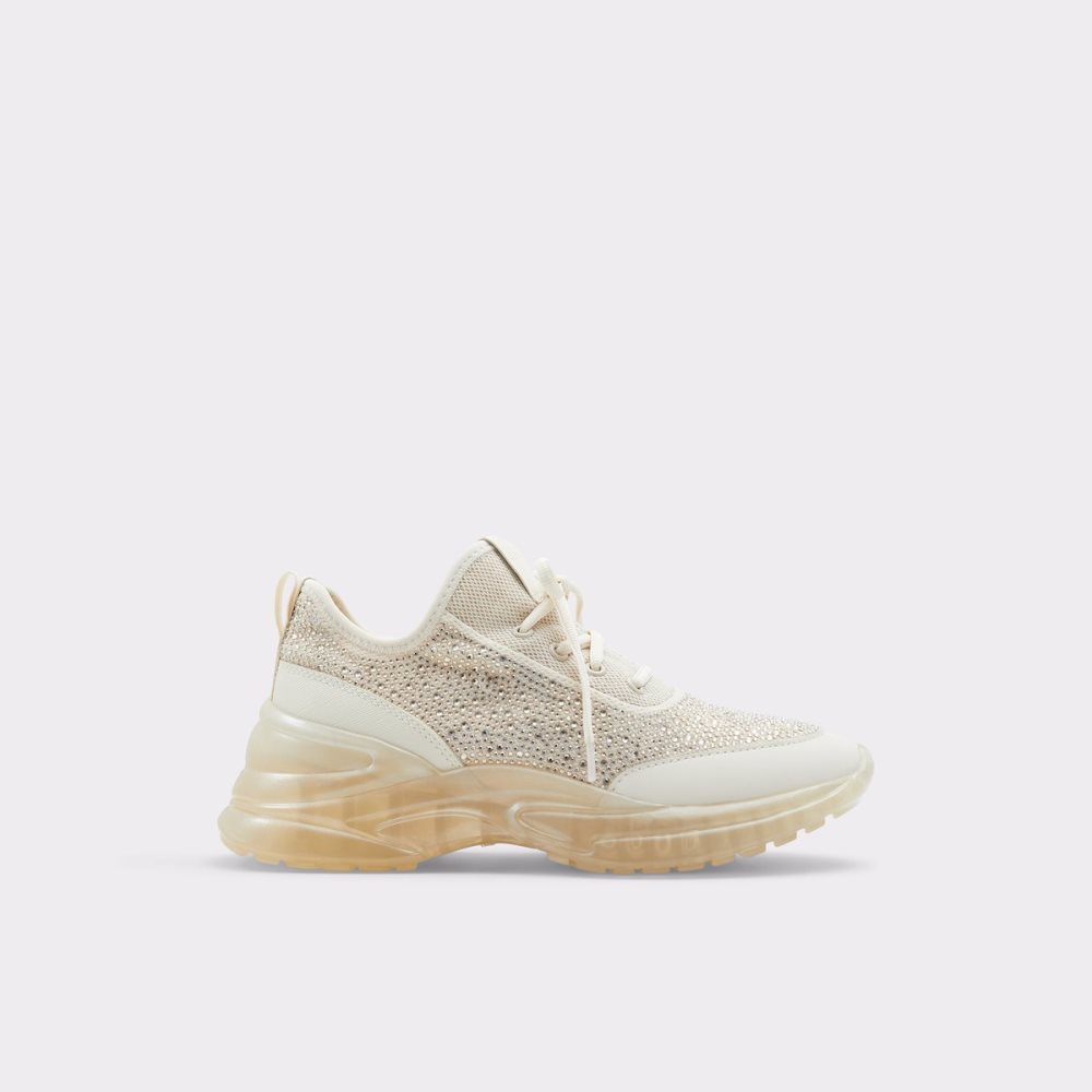 Baskets Aldo Twilight Wedge - Jogger Sole Beige Clair Femme | WVDS-96071638