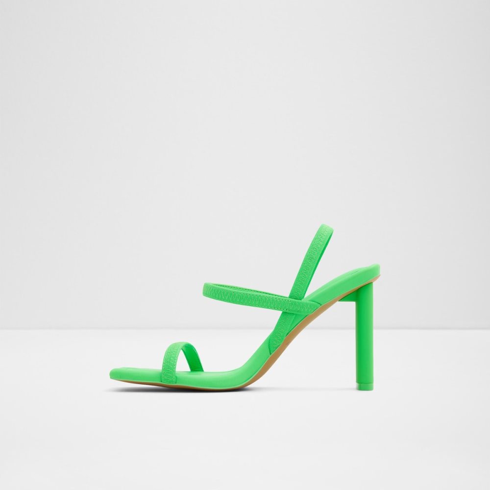 Talon Bloc Aldo Okurra Lanières Talons Sandal Vert Clair Femme | JZNA-95790719