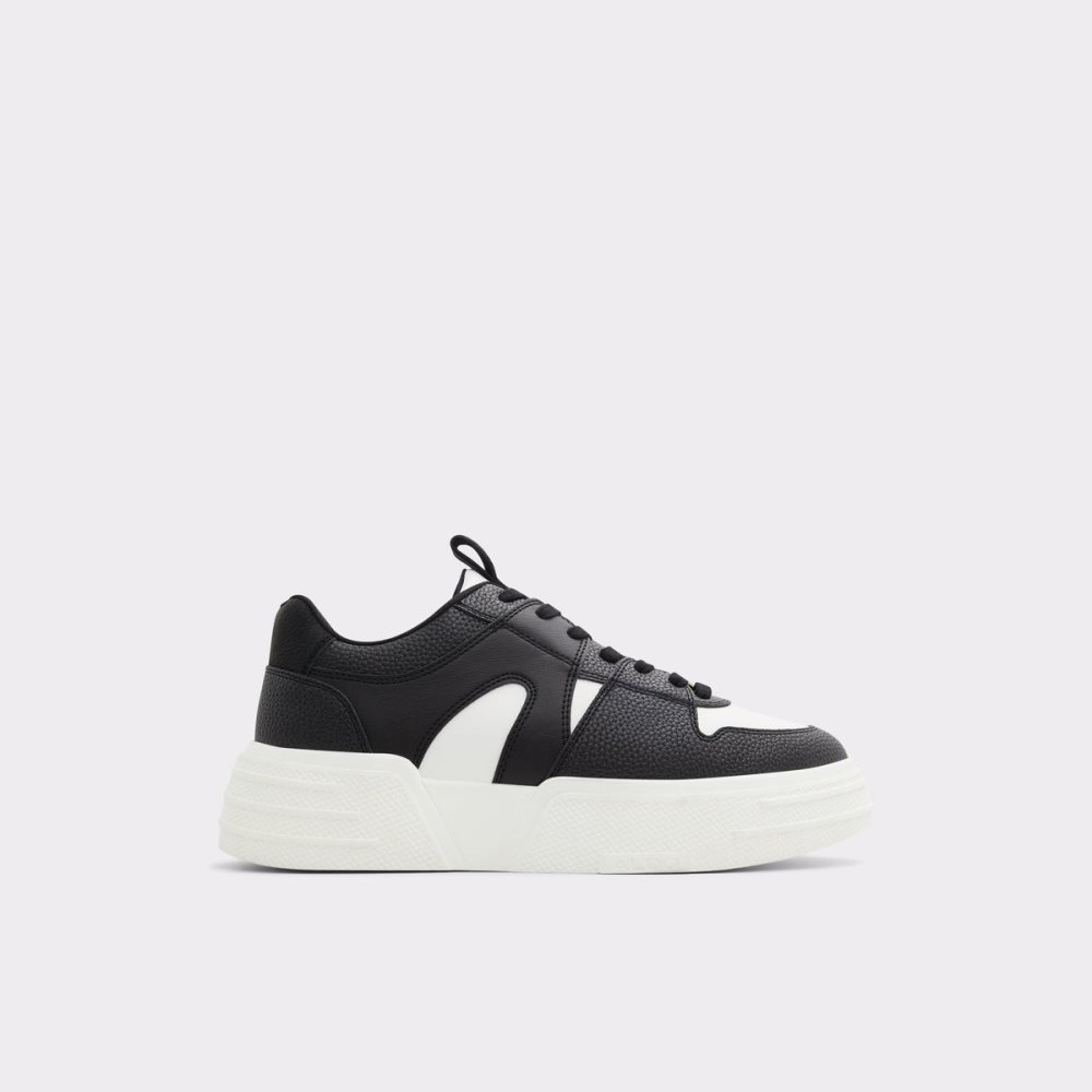 Baskets Aldo Zeus Low Top - Lug Sole Noir Homme | OQAU-94447228