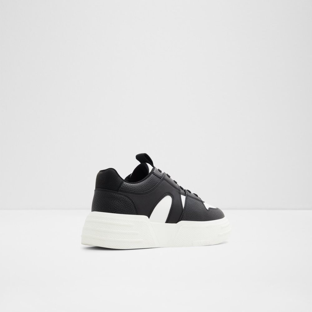 Baskets Aldo Zeus Low Top - Lug Sole Noir Homme | OQAU-94447228