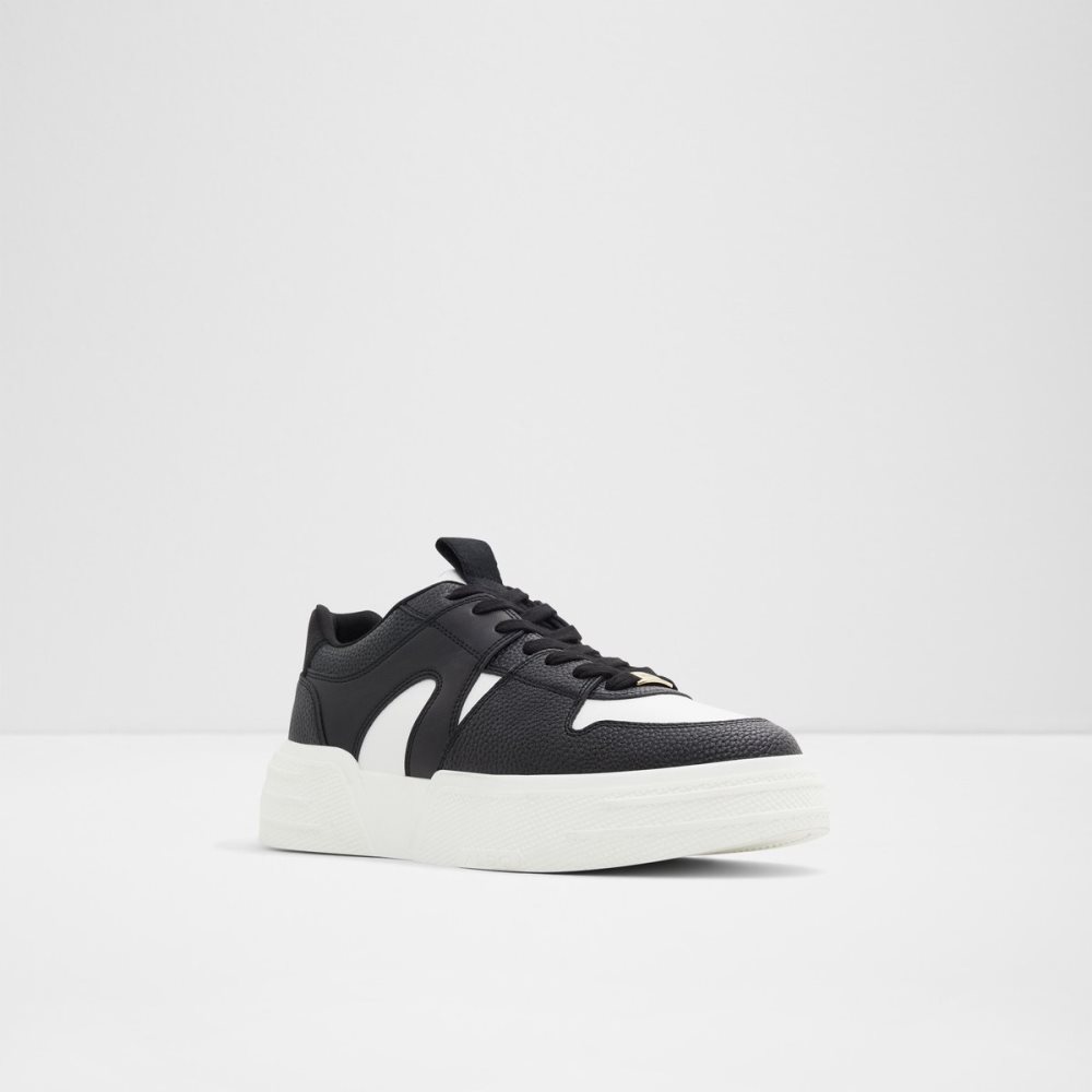 Baskets Aldo Zeus Low Top - Lug Sole Noir Homme | OQAU-94447228