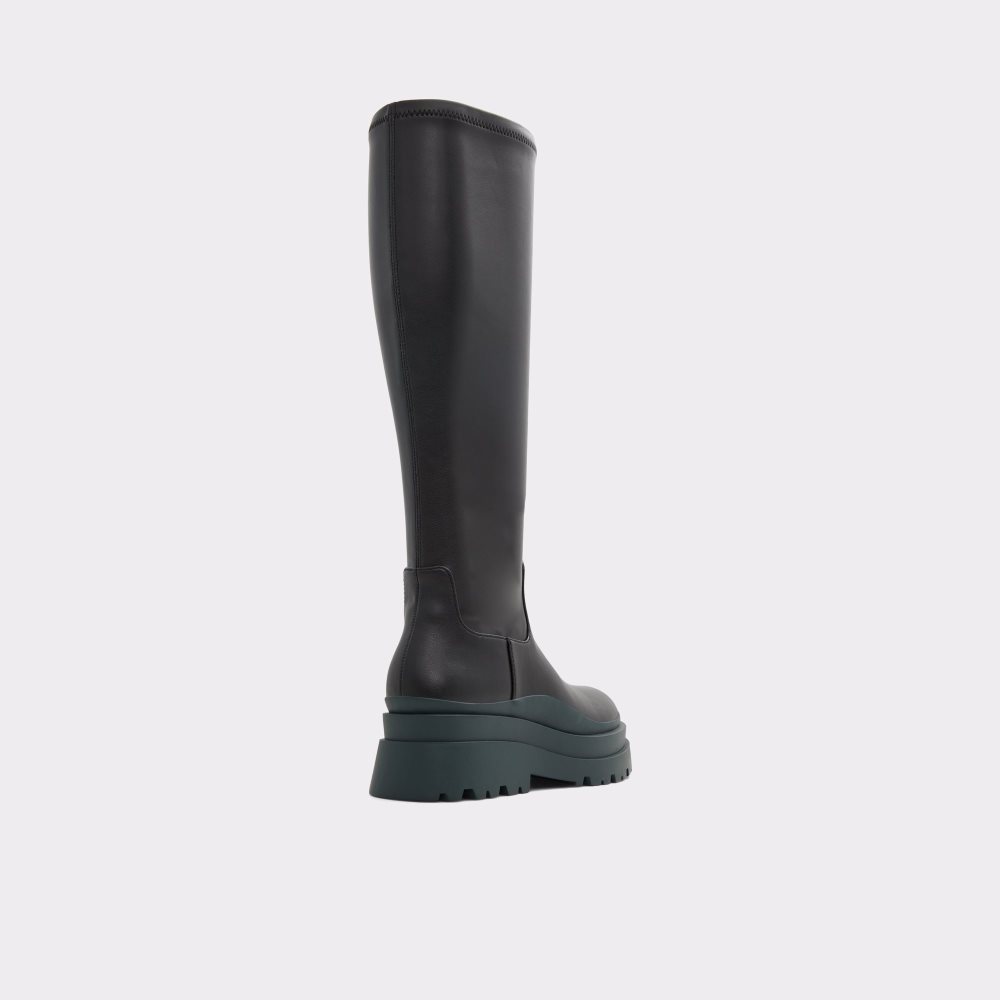 Bottes Hautes Aldo Majorr Knee-high - Lug Sole Noir Femme | MBQF-97002578