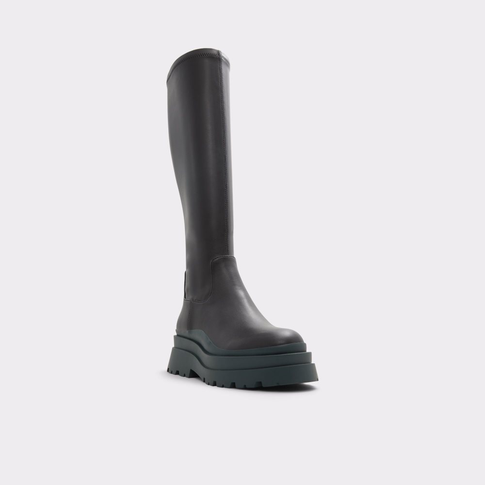 Bottes Hautes Aldo Majorr Knee-high - Lug Sole Noir Femme | MBQF-97002578