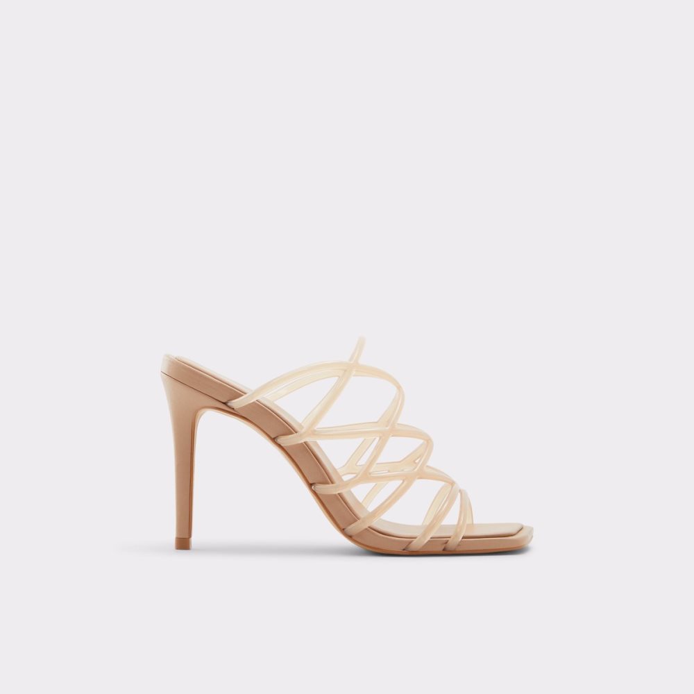 Sandales Aldo Brigette Lanières Talons Sandal - Stiletto Beige Femme | WULM-51526367