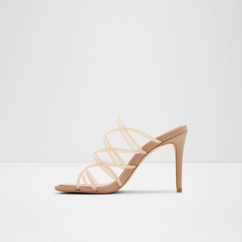 Sandales Aldo Brigette Lanières Talons Sandal - Stiletto Beige Femme | WULM-51526367