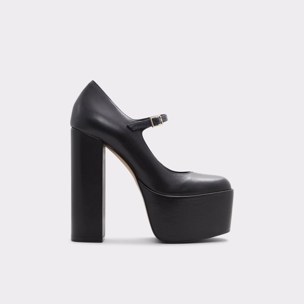 Chaussures Plateforme Aldo Cherr Talons Mary Janes - Plateforme Noir Femme | GIMX-91148446