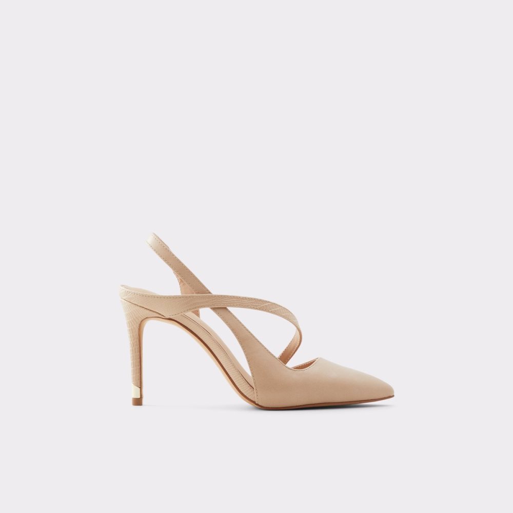 Talons Aldo Noideaa Brides Back High - Stiletto Beige Femme | AFYF-35296312