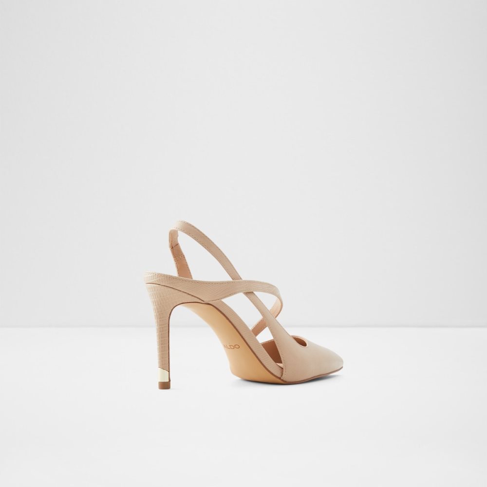 Talons Aldo Noideaa Brides Back High - Stiletto Beige Femme | AFYF-35296312