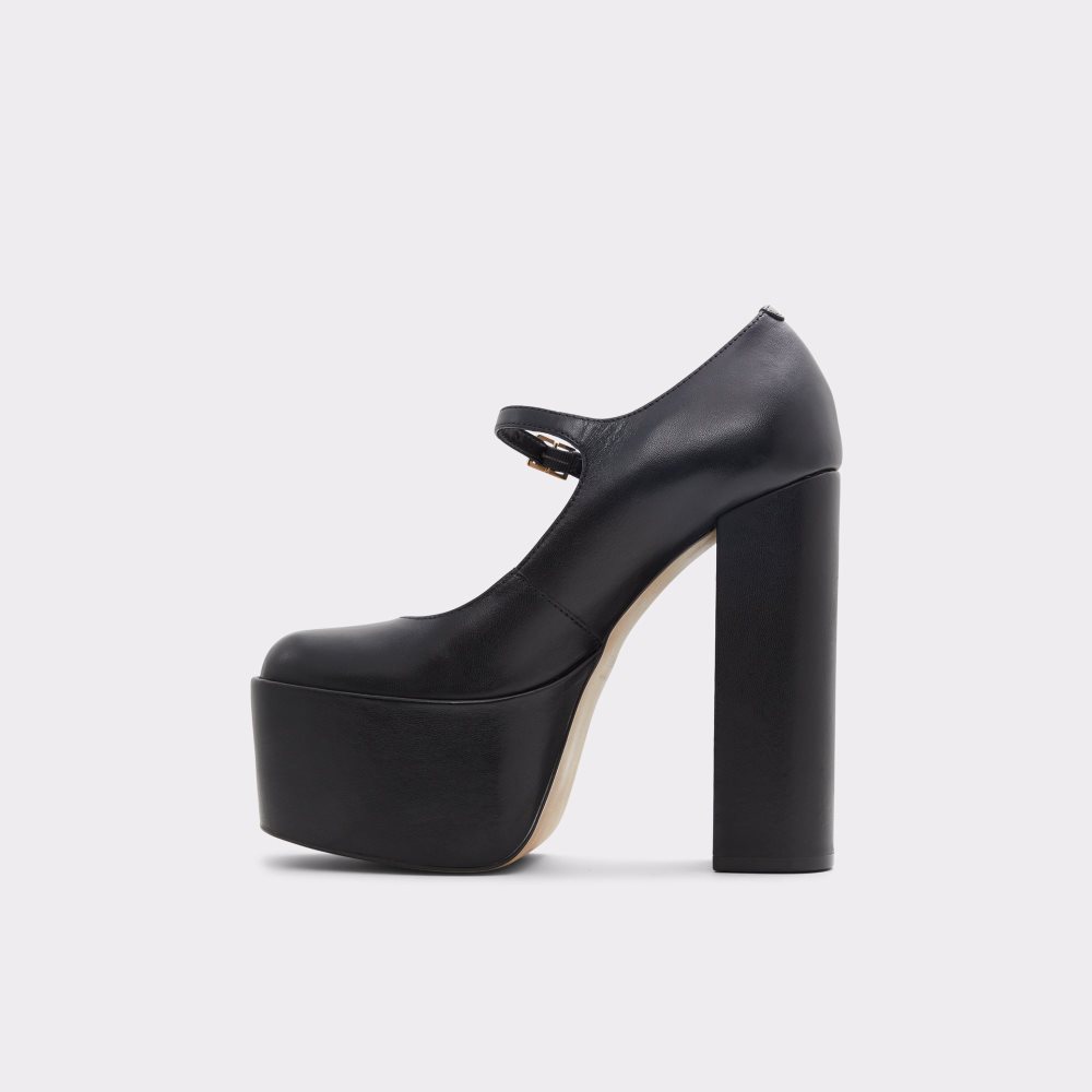 Chaussures Plateforme Aldo Cherr Talons Mary Janes - Plateforme Noir Femme | GIMX-91148446