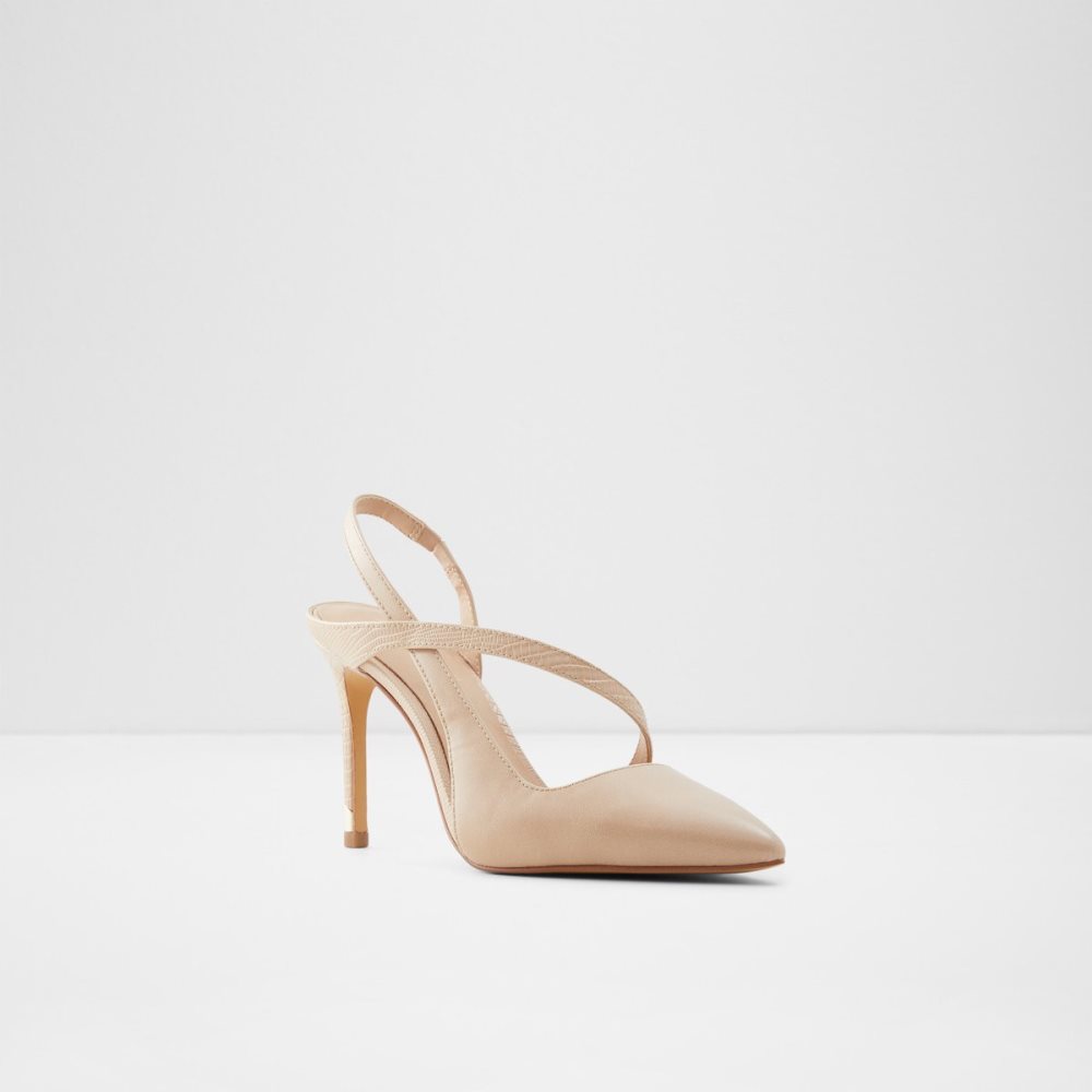 Talons Aldo Noideaa Brides Back High - Stiletto Beige Femme | AFYF-35296312