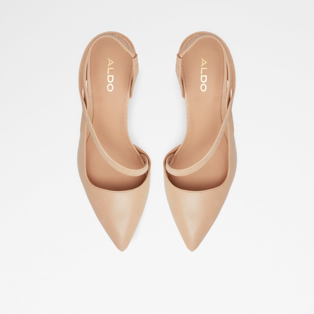 Talons Aldo Noideaa Brides Back High - Stiletto Beige Femme | AFYF-35296312