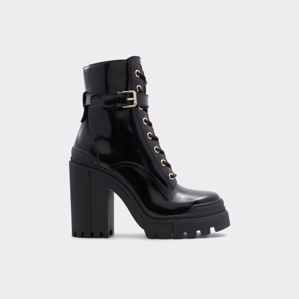 Bottes de combat Aldo Uplift - Lug Sole Noir Femme | VAAD-95016609