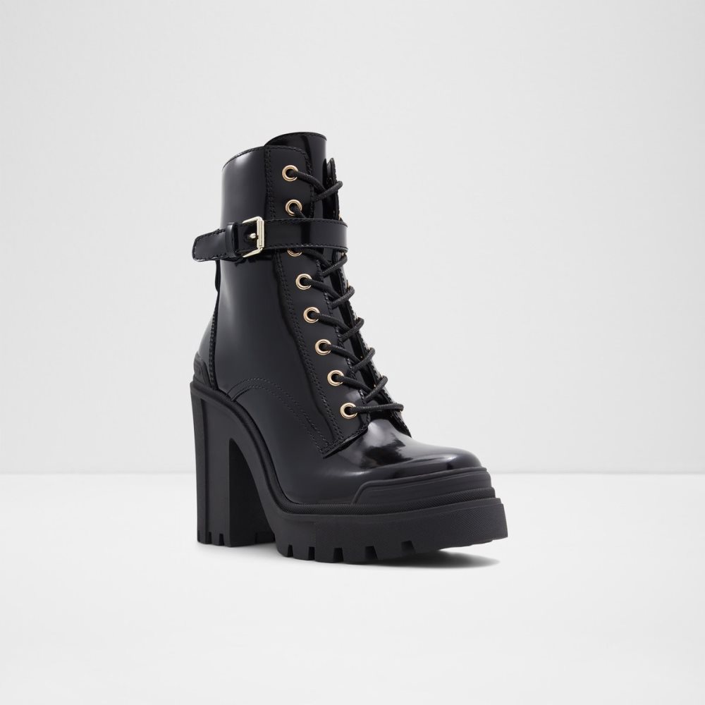 Bottes de combat Aldo Uplift - Lug Sole Noir Femme | VAAD-95016609