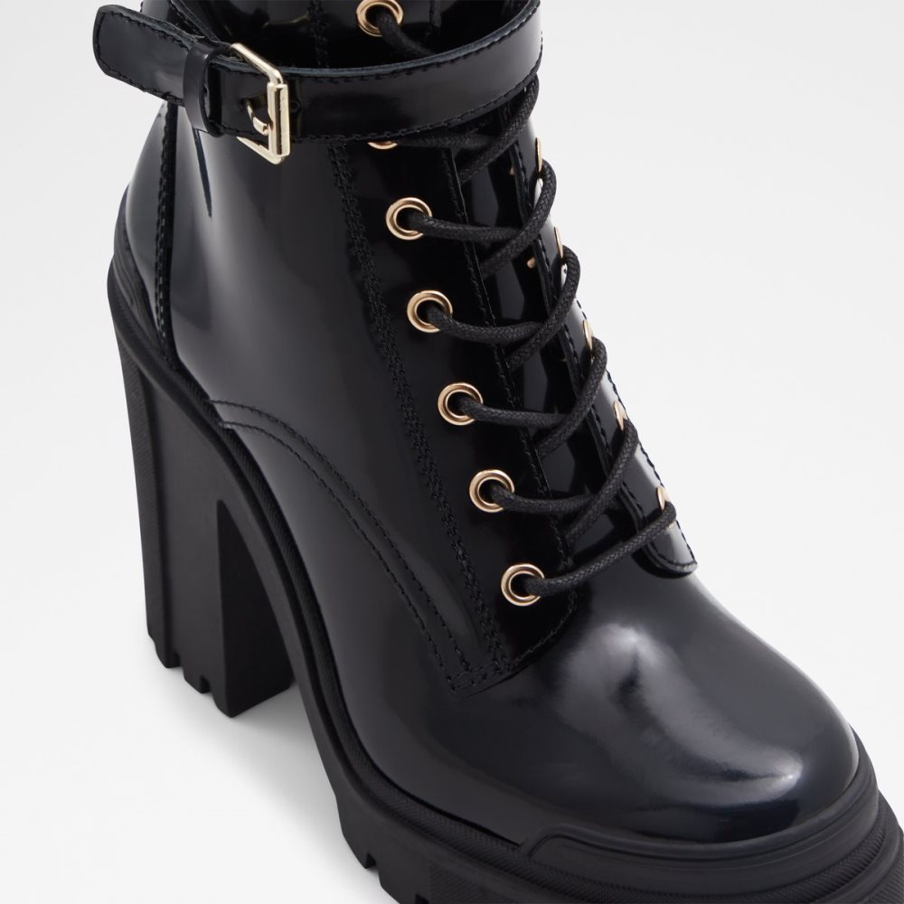 Bottes de combat Aldo Uplift - Lug Sole Noir Femme | VAAD-95016609