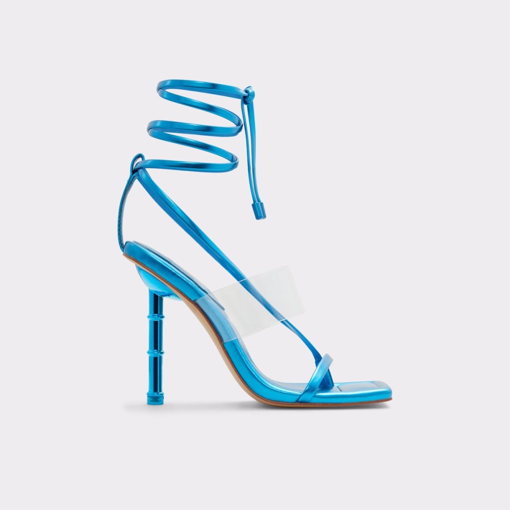 Sandales Aldo Elektra Lanières Talons Sandal Bleu Femme | RLPY-85048756