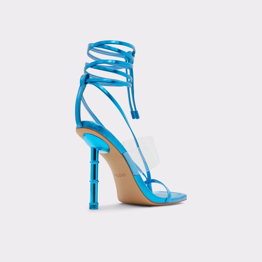 Sandales Aldo Elektra Lanières Talons Sandal Bleu Femme | RLPY-85048756