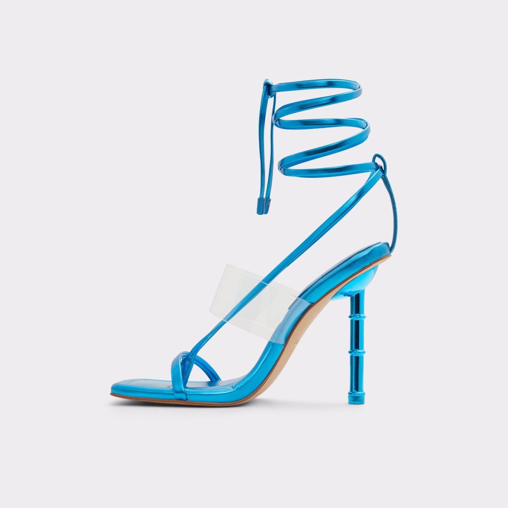 Sandales Aldo Elektra Lanières Talons Sandal Bleu Femme | RLPY-85048756