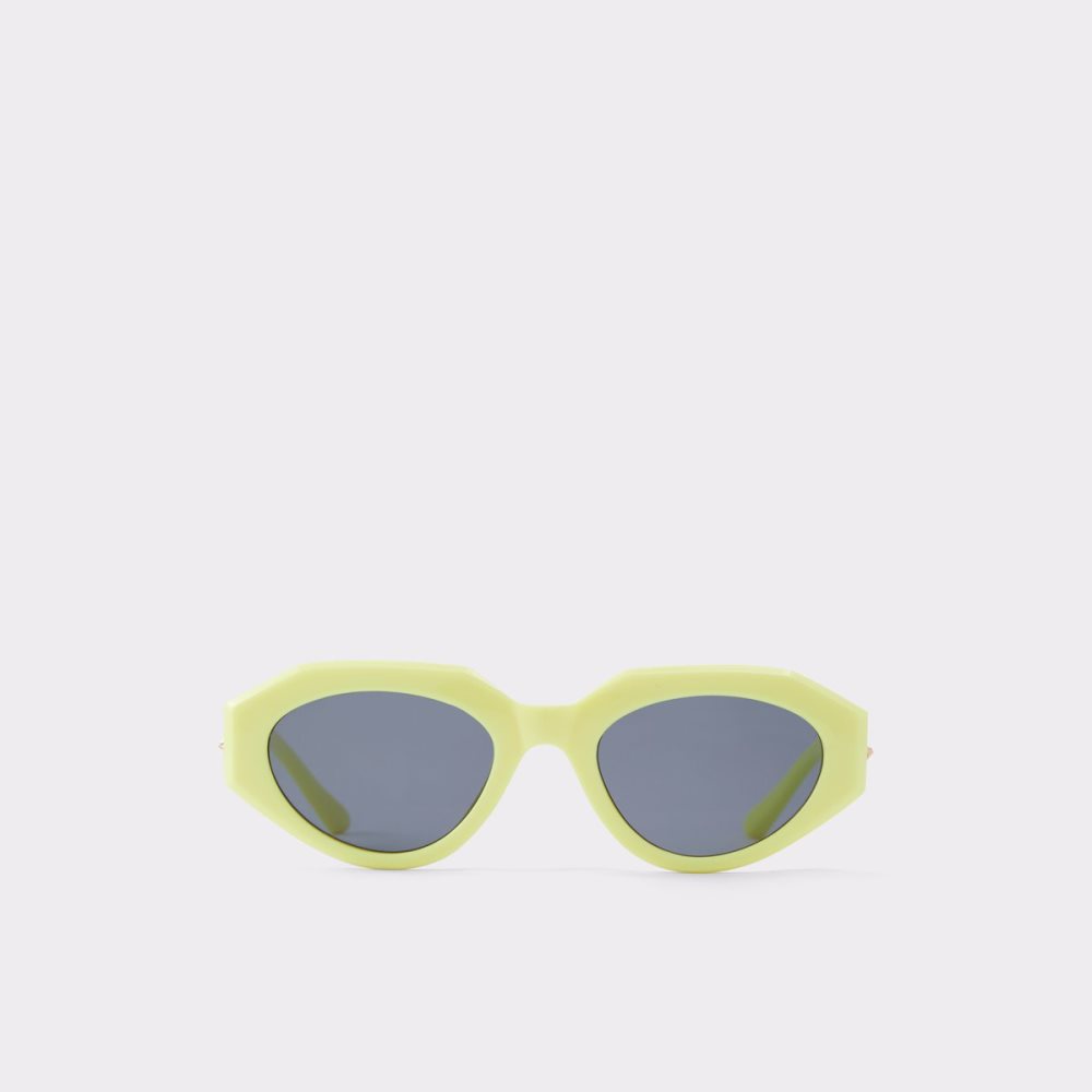 Lunettes de Soleil Aldo Galoren Square Jaune Femme | WDJN-48211653