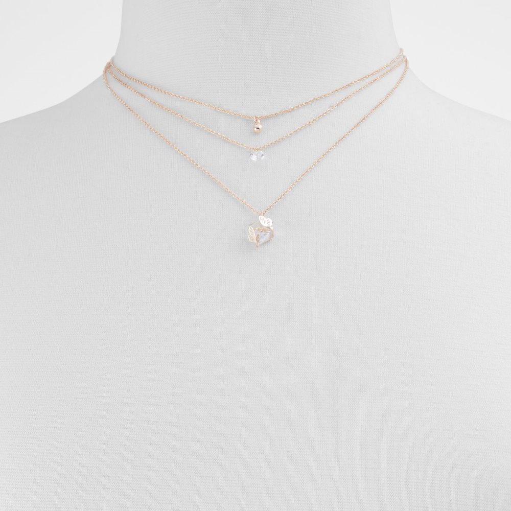 Collier Aldo Groasien Rose Doré Femme | FGIX-81519447