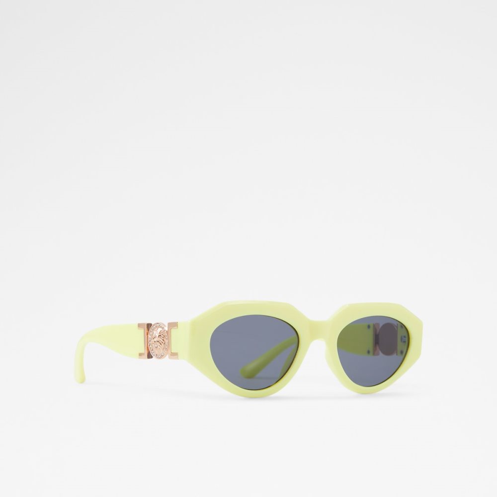 Lunettes de Soleil Aldo Galoren Square Jaune Femme | WDJN-48211653