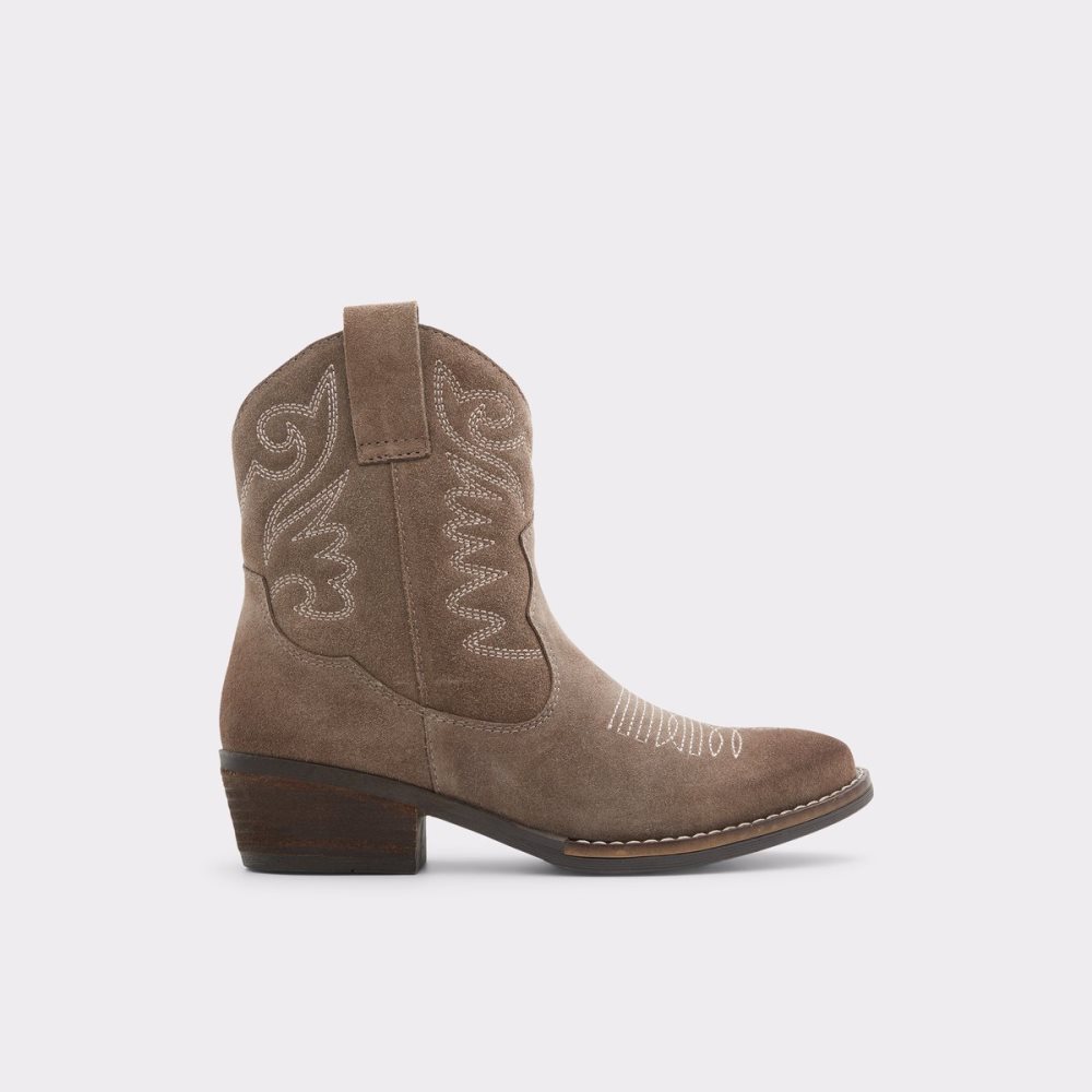 Bottines Aldo Wayjar Western Grise Foncé Femme | CEAK-47521824