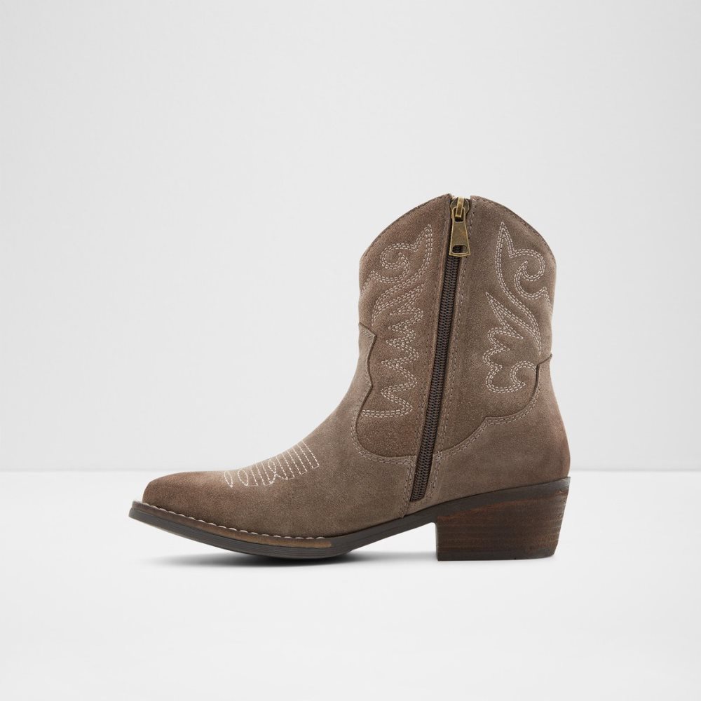 Bottines Aldo Wayjar Western Grise Foncé Femme | CEAK-47521824