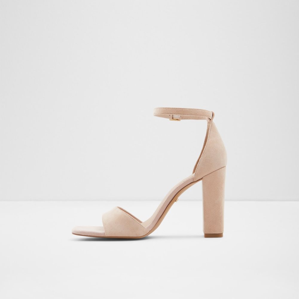 Talon Bloc Aldo Enaegyn Brides Talons Sandal - Cup Sole Beige Femme | QDMS-95472383