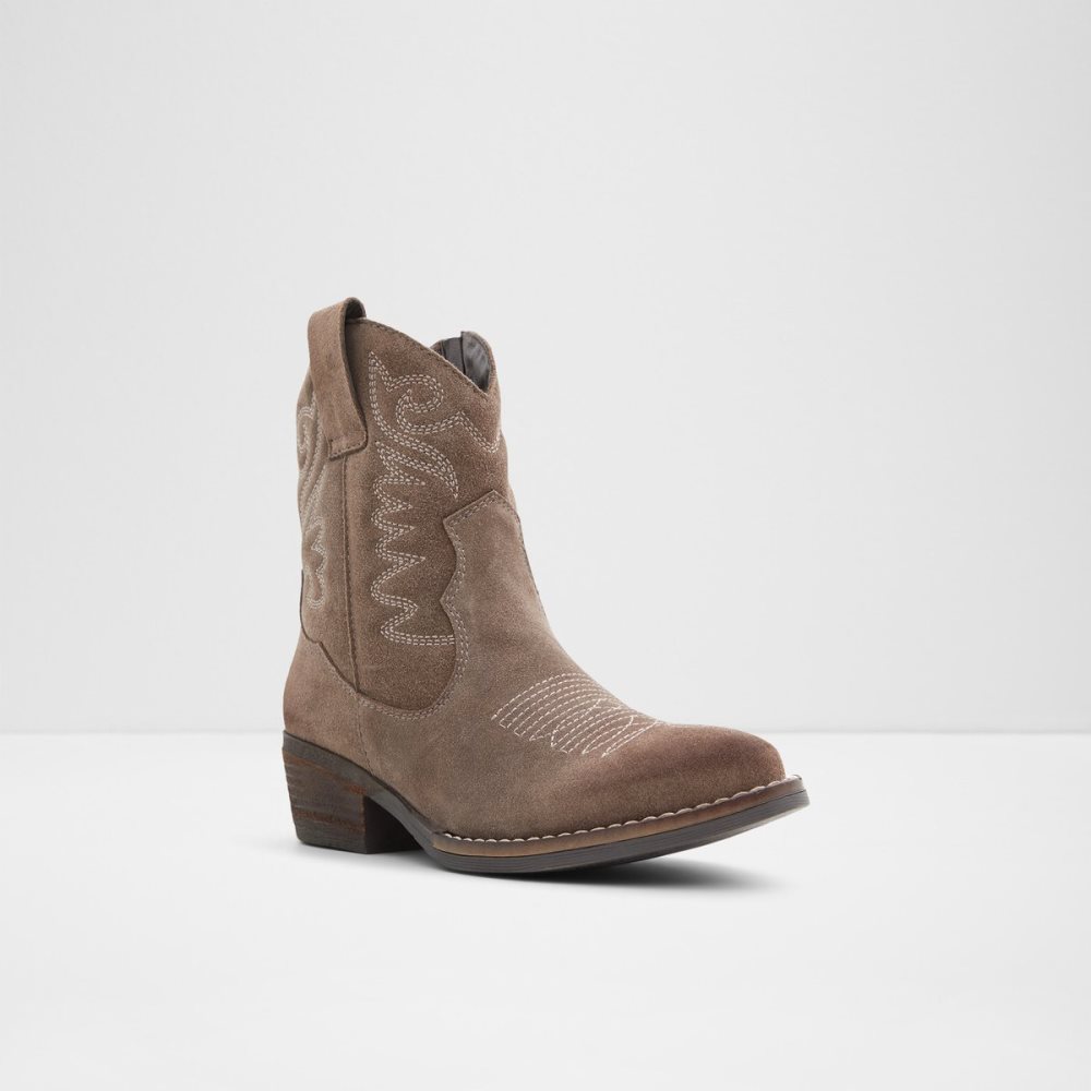 Bottines Aldo Wayjar Western Grise Foncé Femme | CEAK-47521824