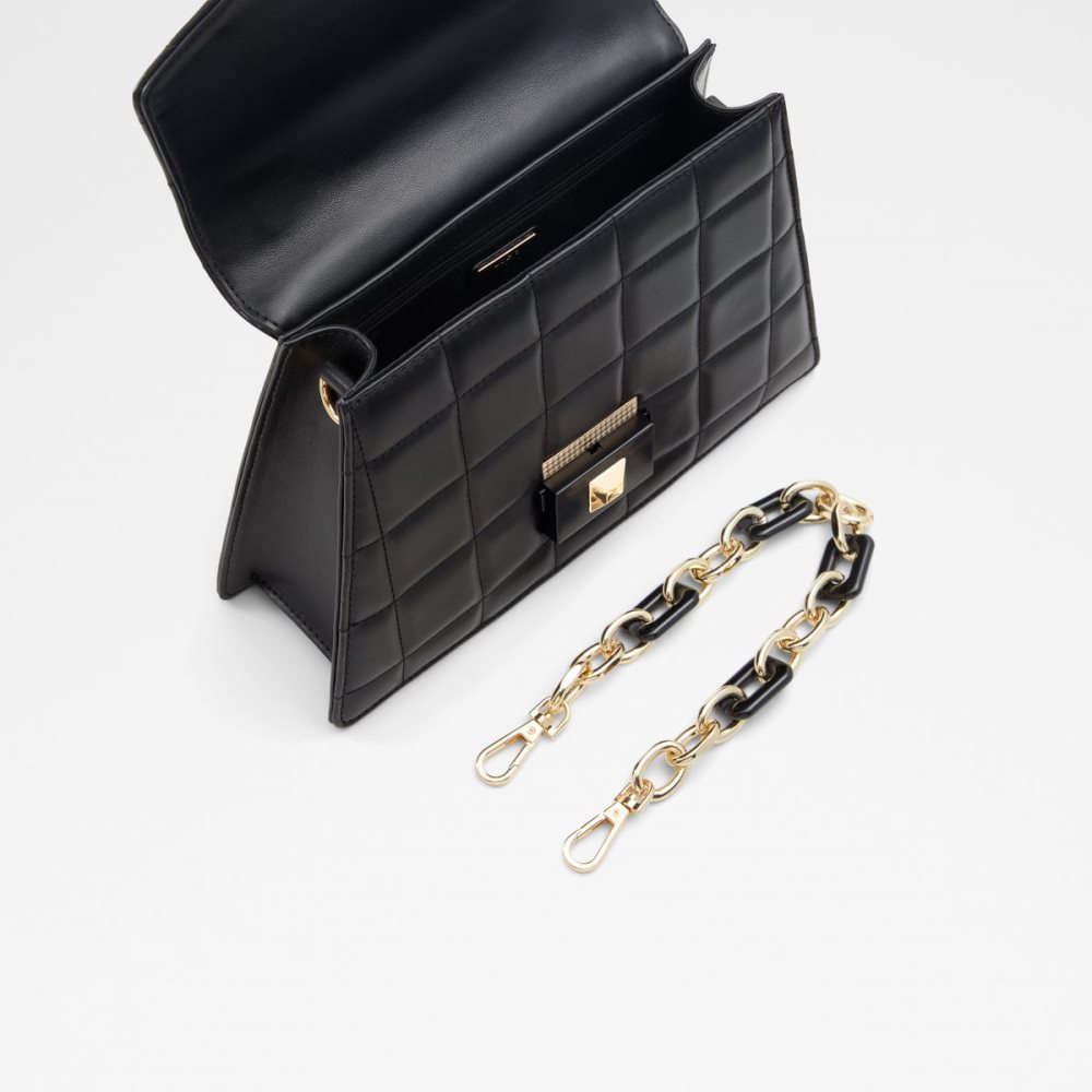 Sac Clutch Aldo Kamelia Top Handle Noir Femme | OVQL-24854832