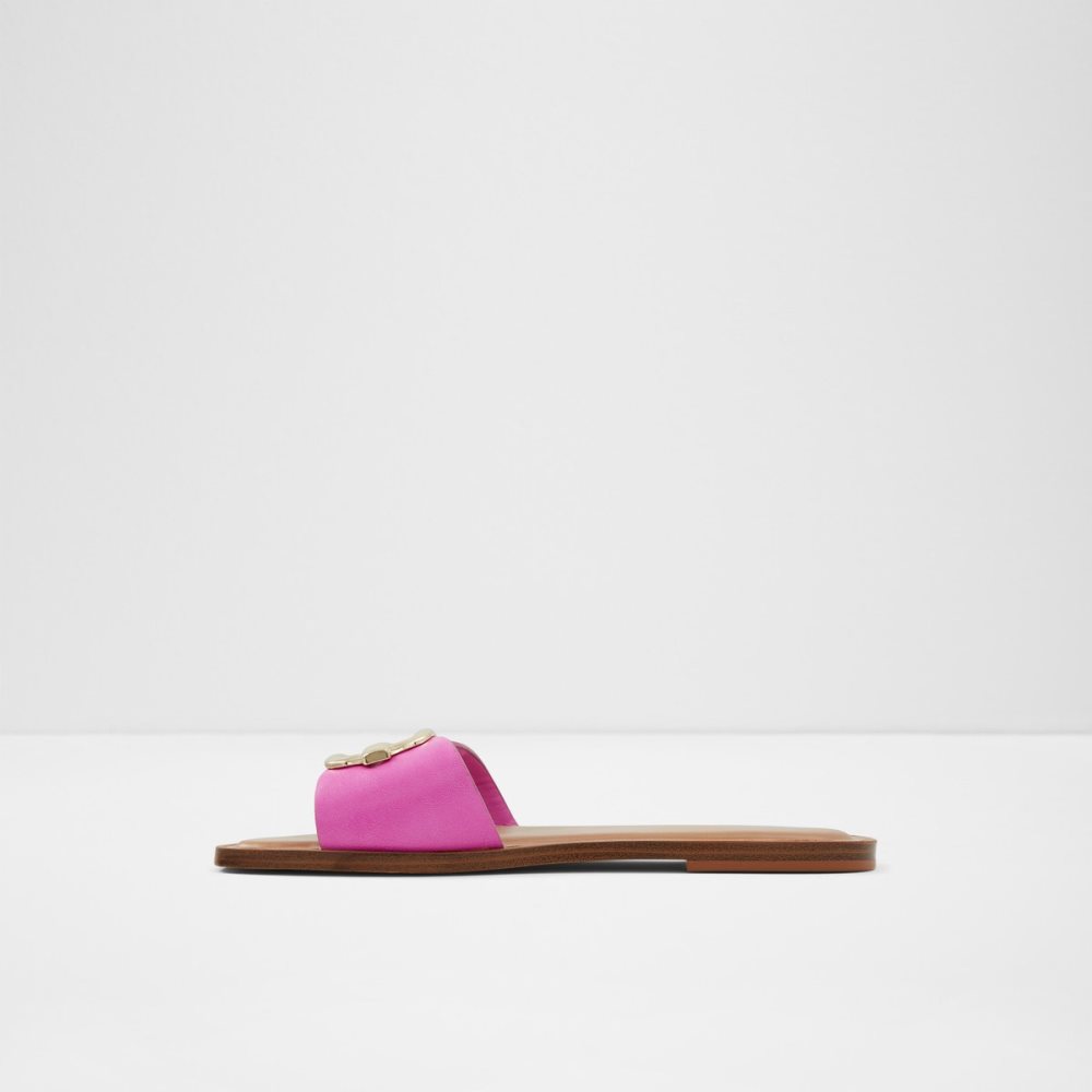 Sandales Aldo Glaeswen Claquette Sandal Fushia Femme | RHAY-52914437