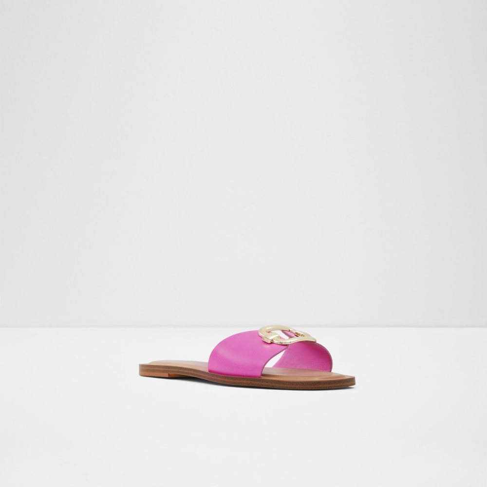 Sandales Aldo Glaeswen Claquette Sandal Fushia Femme | RHAY-52914437