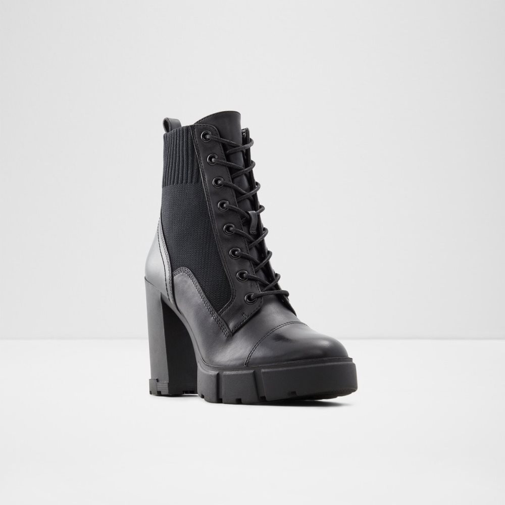 Bottes de combat Aldo Rebel - Lug Sole Noir Femme | NIVT-48943512